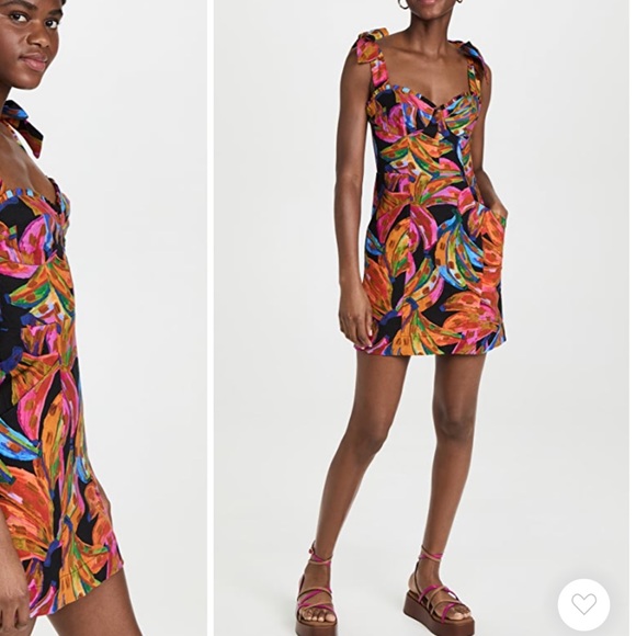 Colorful Abstract Mini Dress - Picture 3 of 11